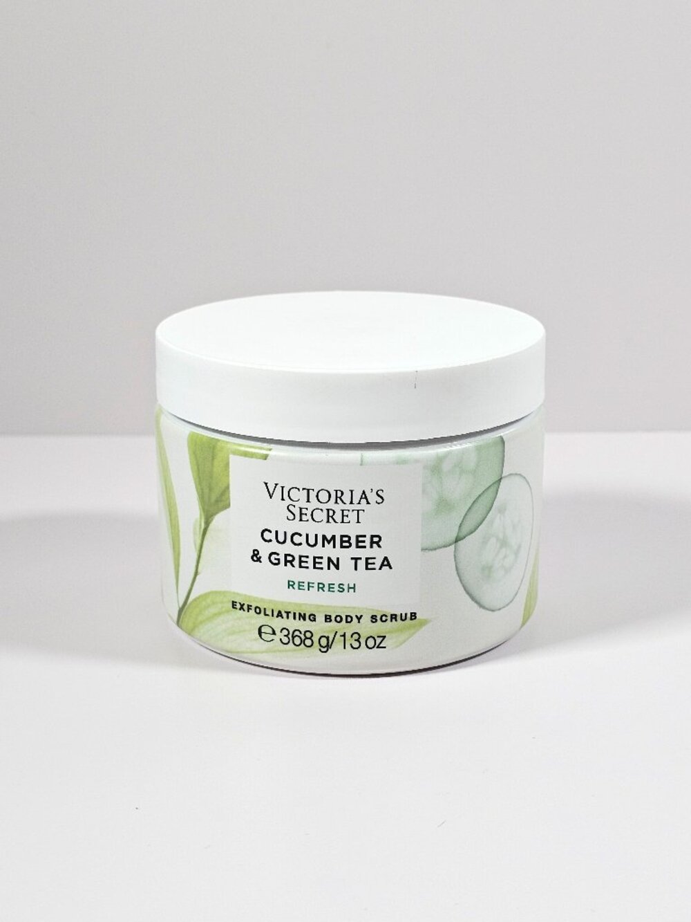 Victoria's Secret VS Cucumber & Green Tea Exfoliating Body Scrub 13 Oz
